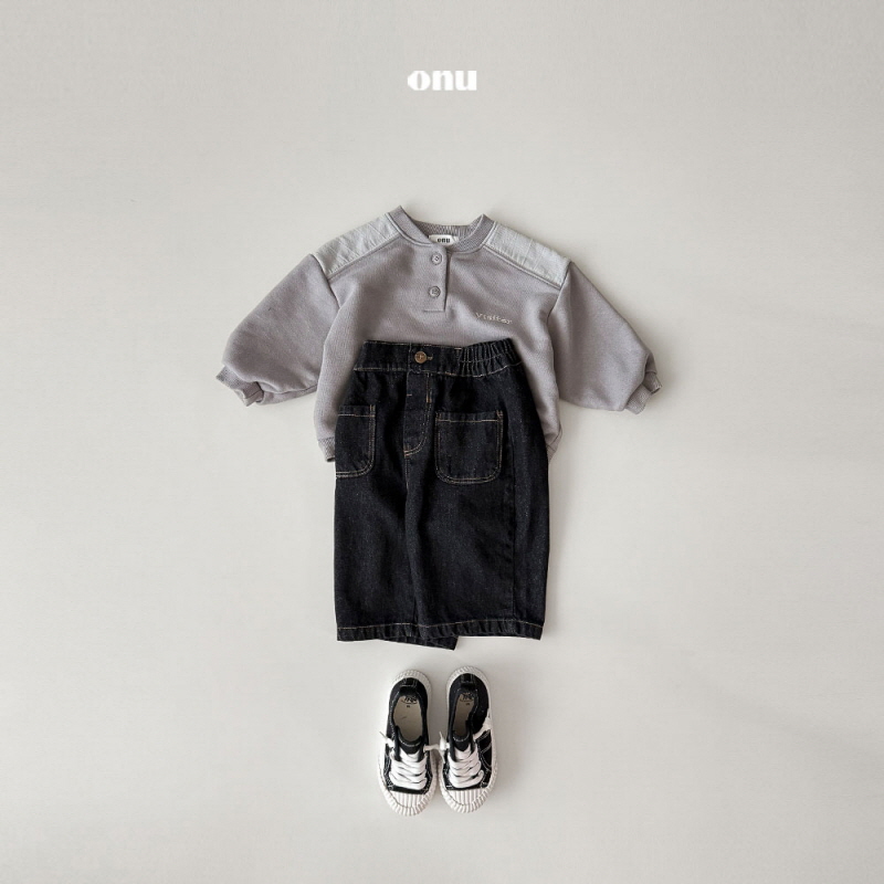 Onu - Korean Children Fashion - #discoveringself - Henley Sweatshirt - 9