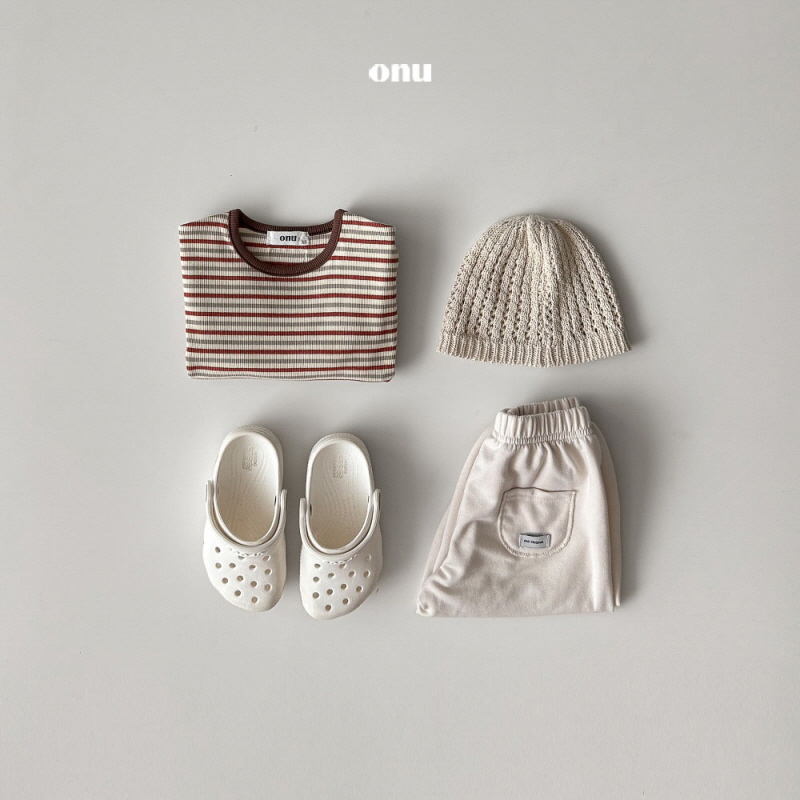 Onu - Korean Children Fashion - #fashionkids - Maple Ribbed Tee - 10