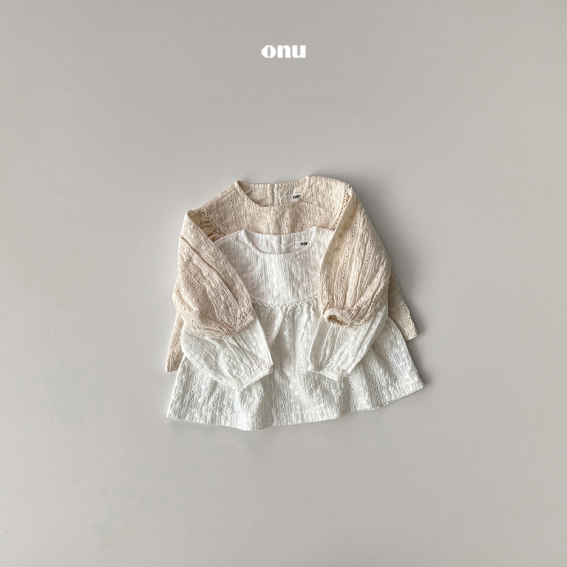 Onu - Korean Children Fashion - #fashionkids - Scallop Blouse - 3