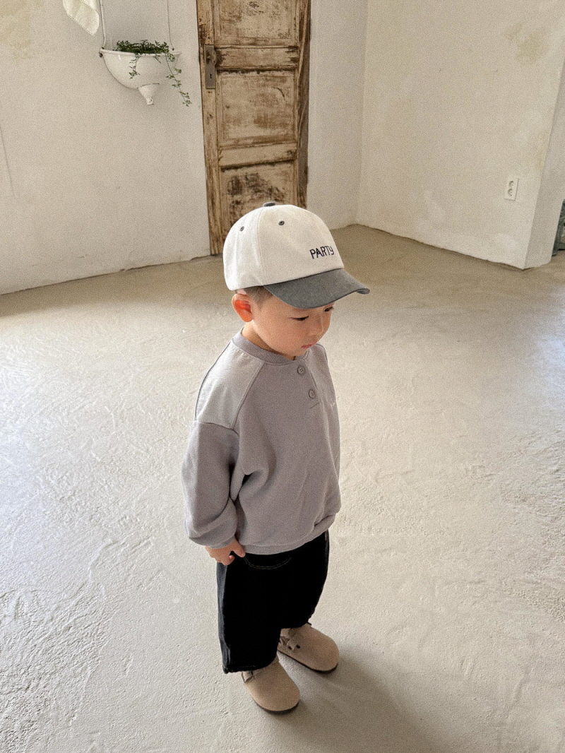 Onu - Korean Children Fashion - #fashionkids - Henley Sweatshirt - 10