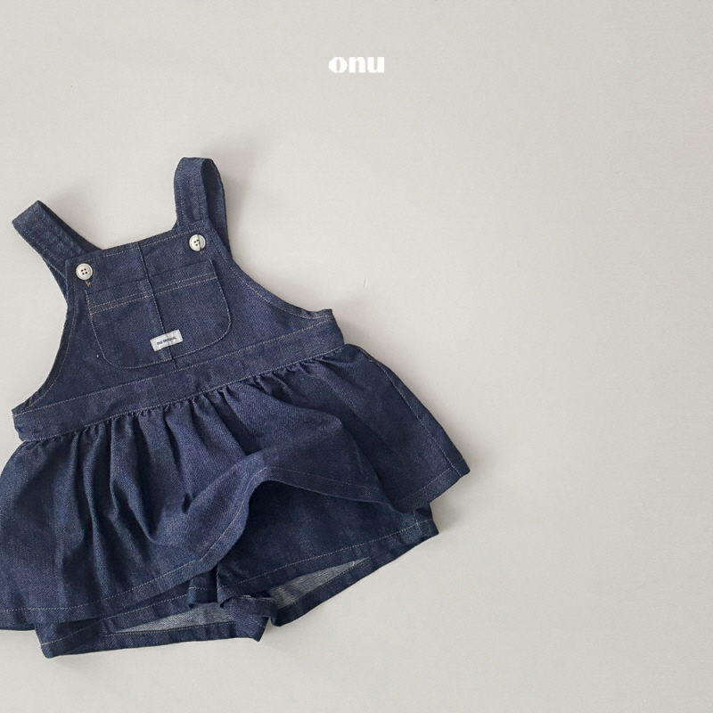 Onu - Korean Children Fashion - #fashionkids - Flare Overalls - 3