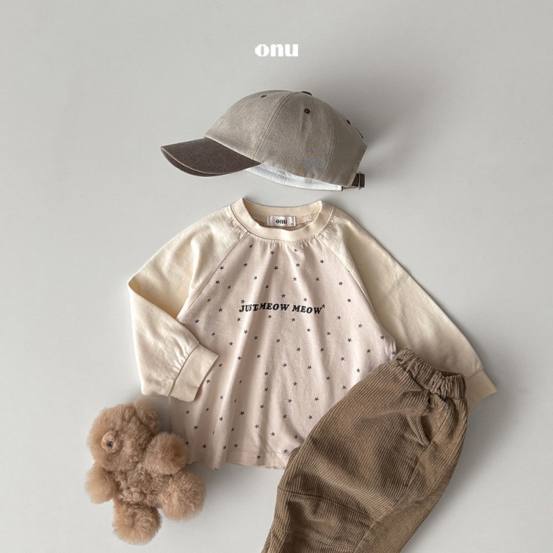 Onu - Korean Children Fashion - #kidsshorts - Star Raglan Tee - 7