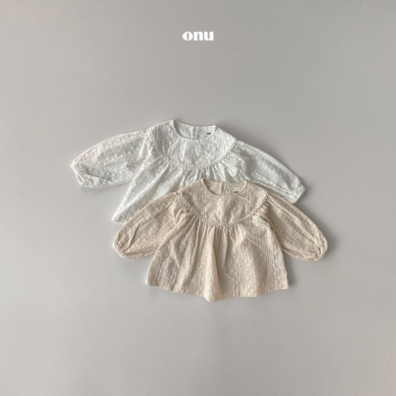 Onu - Korean Children Fashion - #fashionkids - Scallop Blouse - 4