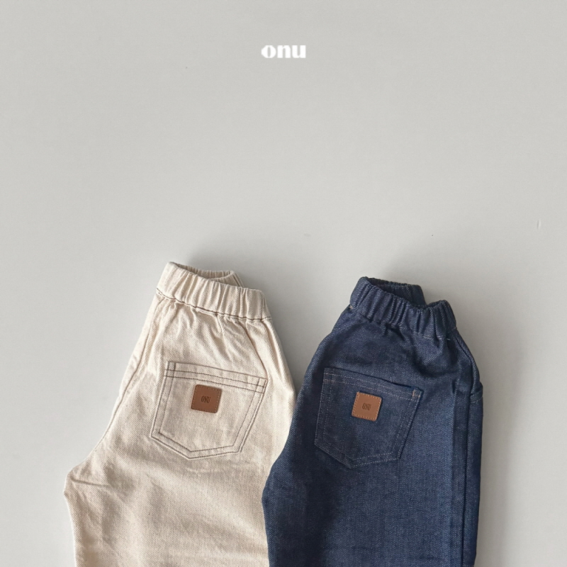 Onu - Korean Children Fashion - #fashionkids - Stitch Jeans - 4
