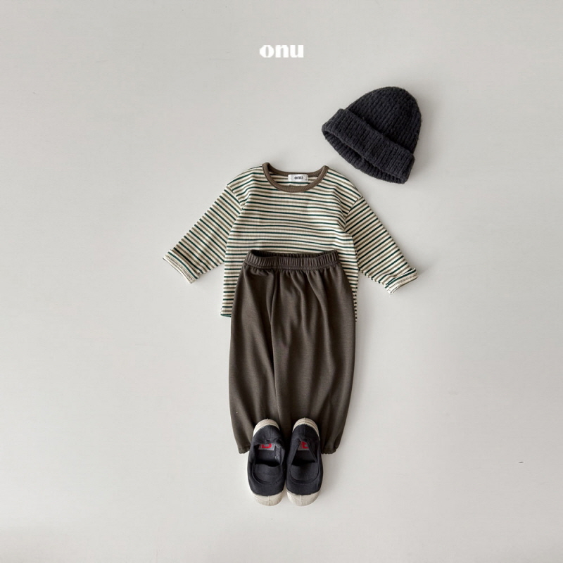 Onu - Korean Children Fashion - #kidsstore - Maple Ribbed Tee - 12