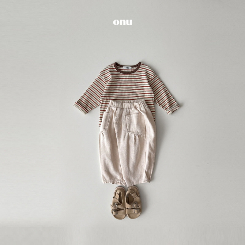 Onu - Korean Children Fashion - #kidsstore - Shirring Pocket Pants - 8