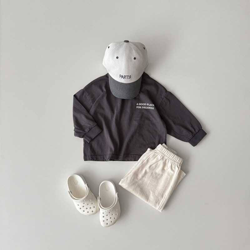 Onu - Korean Children Fashion - #littlefashionista - Mocha Banded Tee - 4