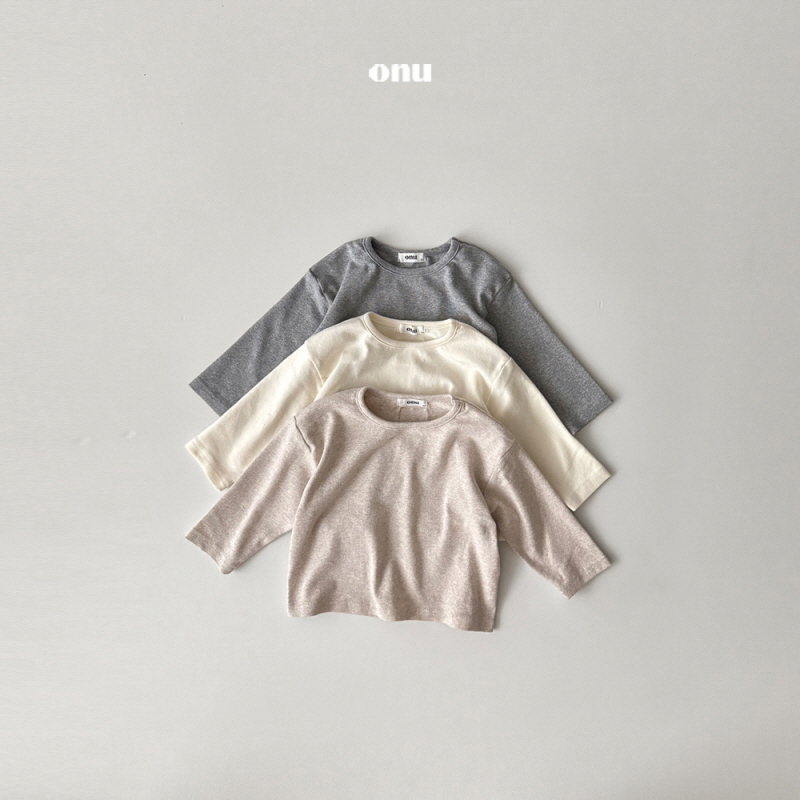 Onu - Korean Children Fashion - #magicofchildhood - Ribbed Tee