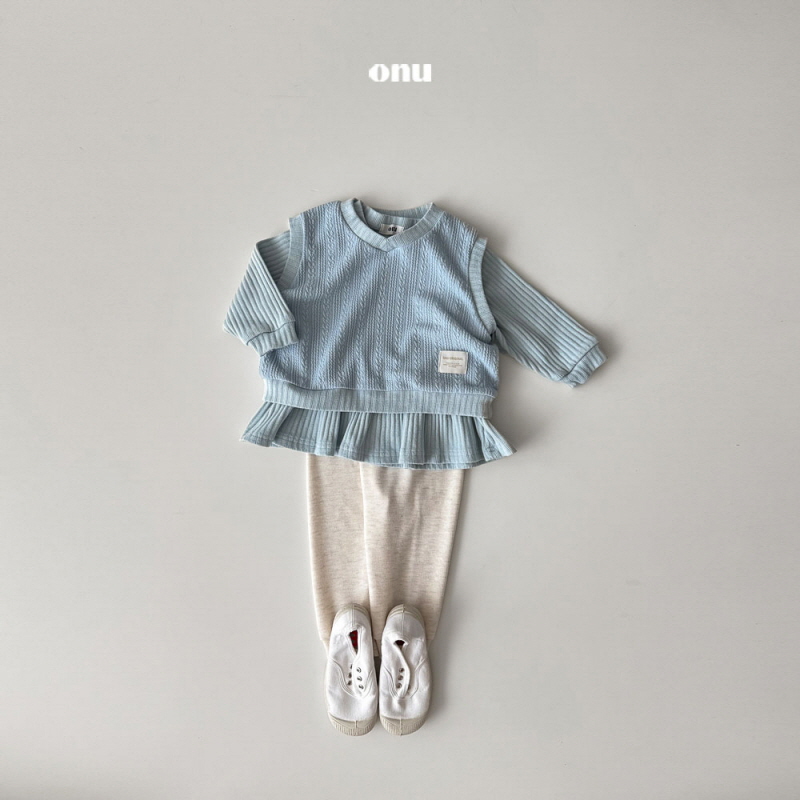 Onu - Korean Children Fashion - #magicofchildhood - Cable Knit Vest - 8