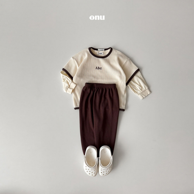 Onu - Korean Children Fashion - #minifashionista - Triangle Ribbed Pants - 9