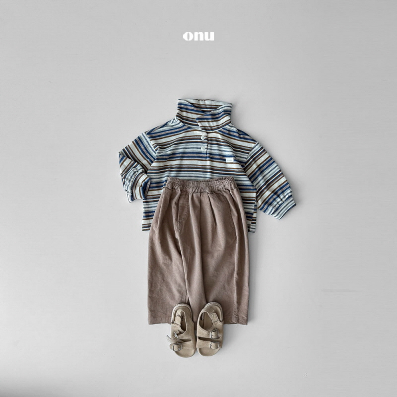 Onu - Korean Children Fashion - #minifashionista - Multi Knit Collar Tee - 5