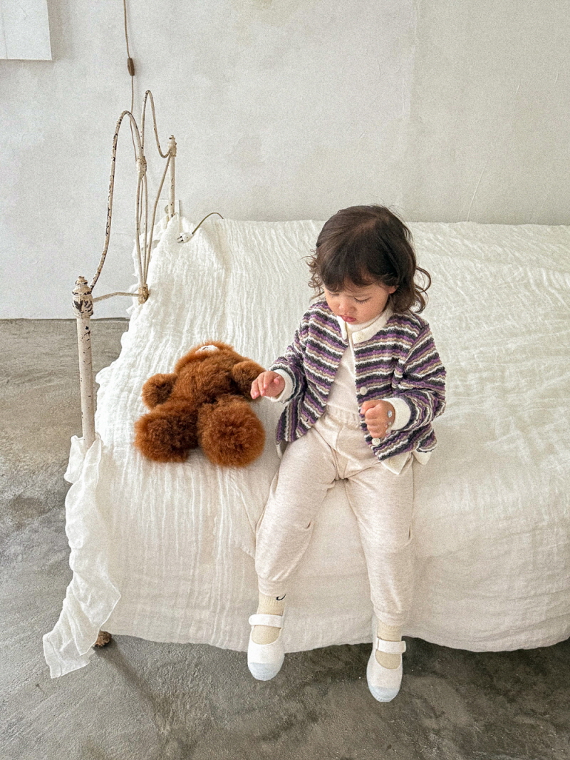 Onu - Korean Children Fashion - #prettylittlegirls - Ribbed Slim Pants - 12