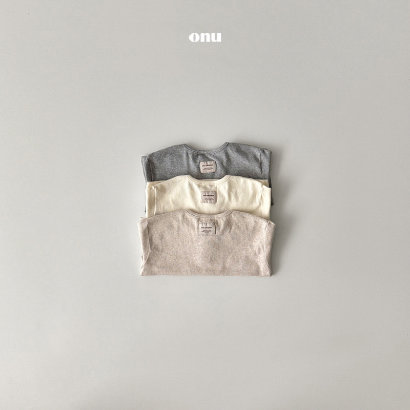 Onu - Korean Children Fashion - #prettylittlegirls - Ribbed Tee - 3