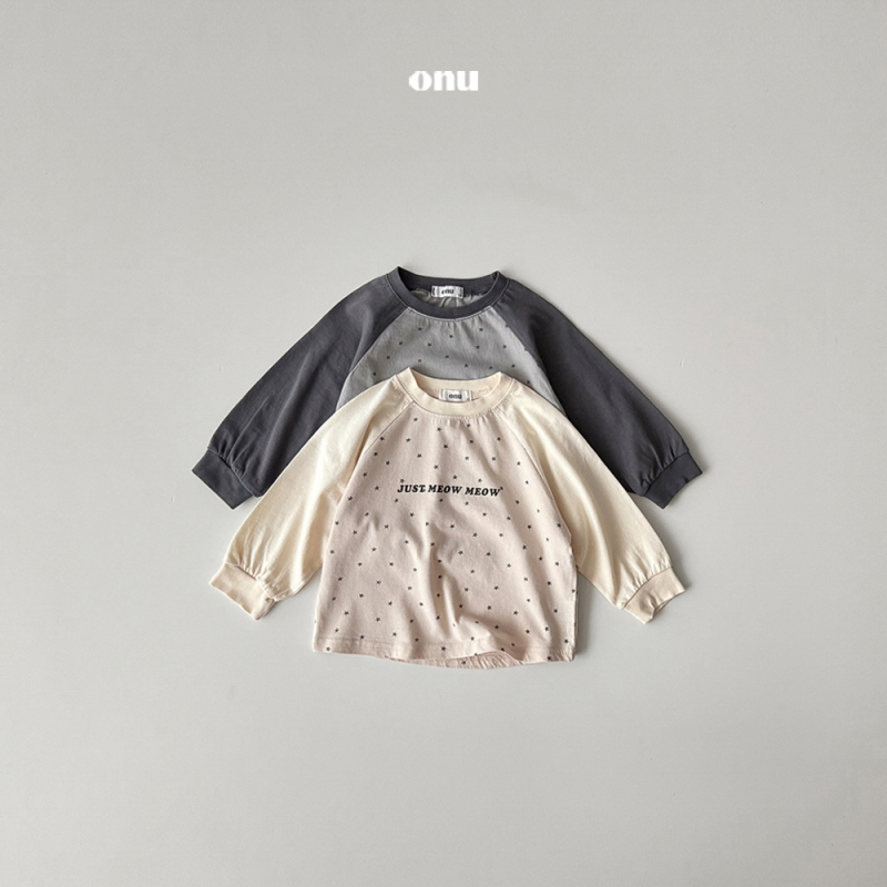 Onu - Korean Children Fashion - #stylishchildhood - Star Raglan Tee