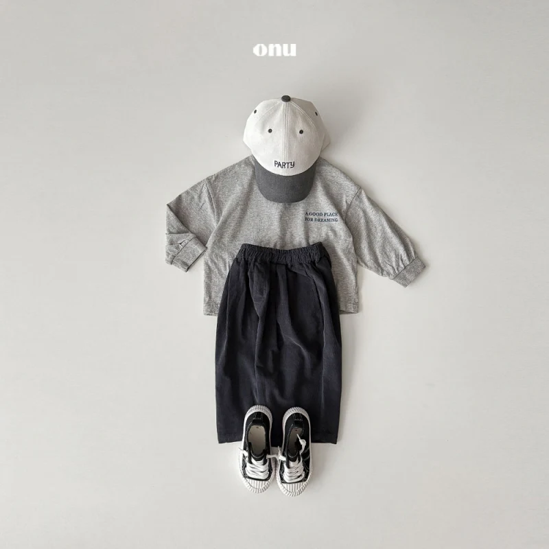 Onu - Korean Children Fashion - #stylishchildhood - Mocha Banded Tee - 9