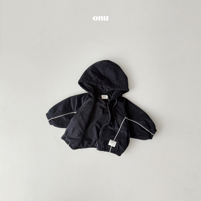 Onu - Korean Children Fashion - #toddlerclothing - Corduroy Hooded Jumper - 4