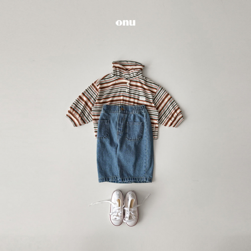 Onu - Korean Children Fashion - #stylishchildhood - Multi Knit Collar Tee - 9