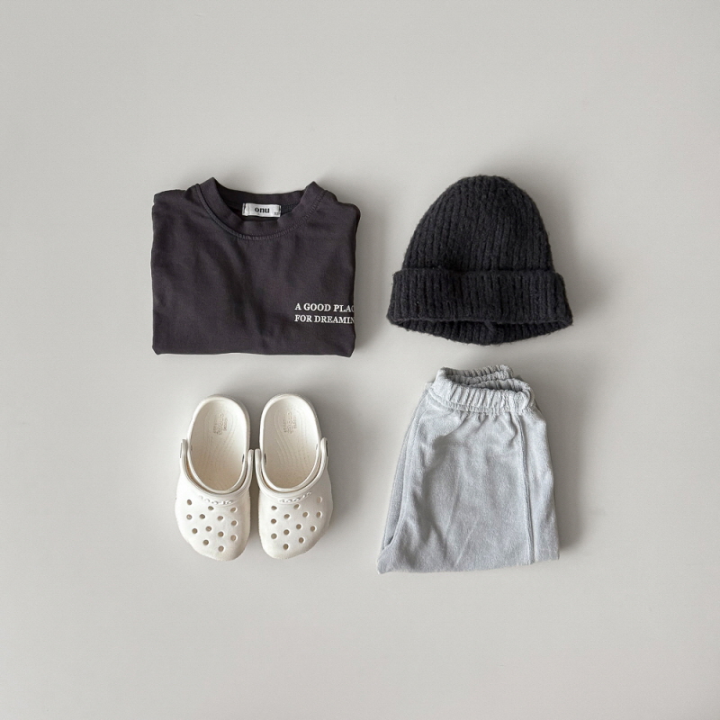 Onu - Korean Children Fashion - #toddlerclothing - Mocha Banded Tee - 8