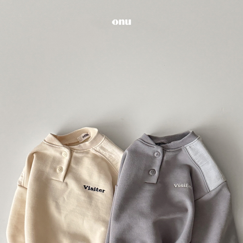 Onu - Korean Children Fashion - #todddlerfashion - Henley Sweatshirt - 4