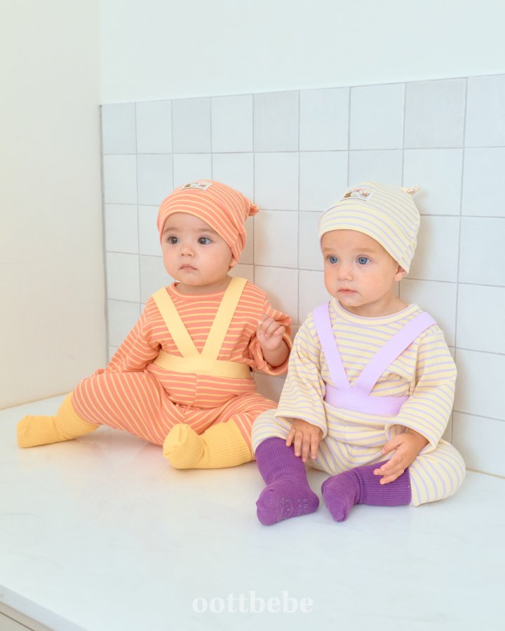 Oott Bebe - Korean Baby Fashion - #babyboutique - Macaron Bear Beanie - 8