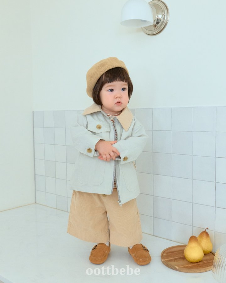 Oott Bebe - Korean Baby Fashion - #babyboutique - Dandy Corduroy Pants - 3