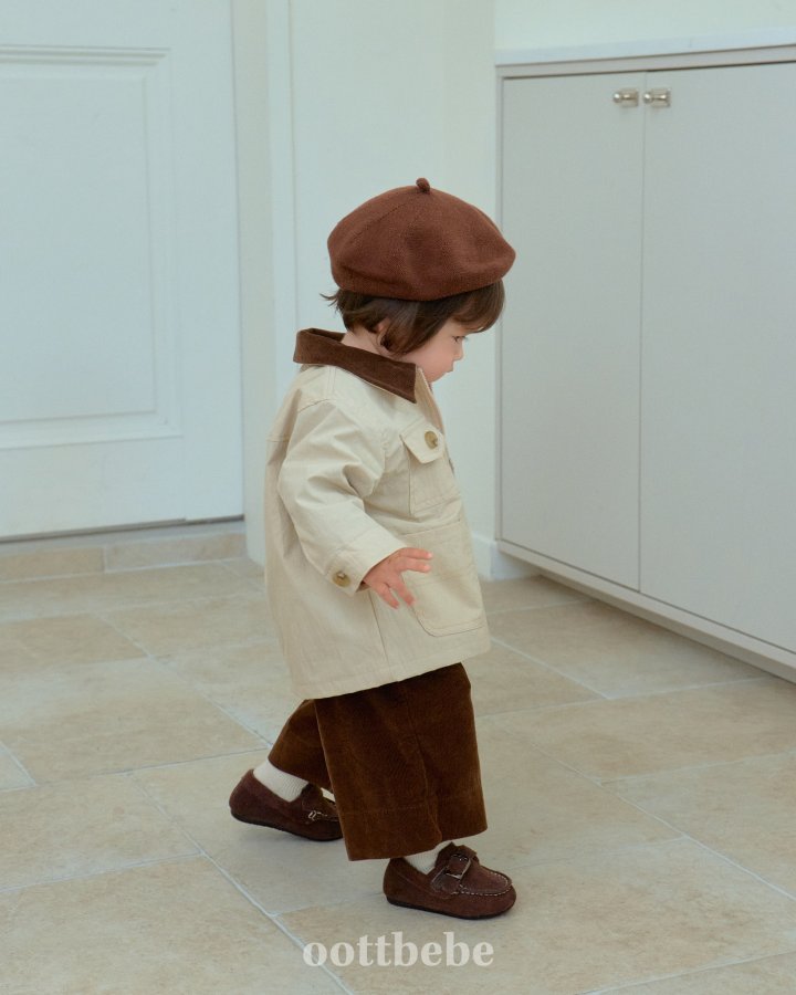 Oott Bebe - Korean Baby Fashion - #babyboutique - Dandy Corduroy Jacket - 8
