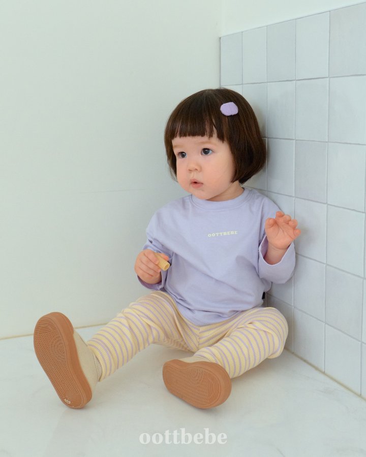 Oott Bebe - Korean Baby Fashion - #babyboutique - Macaron Tee Set (Kids) - 6