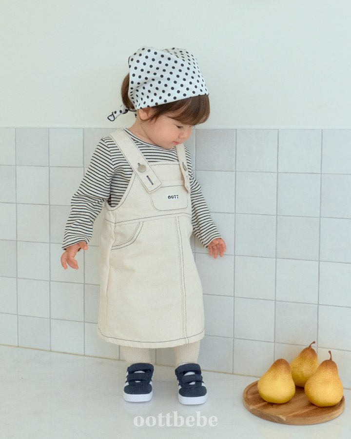 Oott Bebe - Korean Baby Fashion - #babyboutique - Moby Denim One-piece - 5