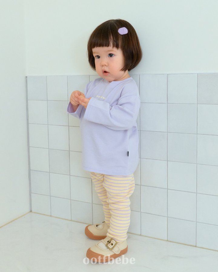 Oott Bebe - Korean Baby Fashion - #babyboutique - Macaron Leggings - 2
