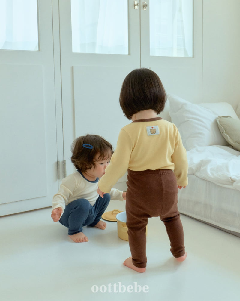 Oott Bebe - Korean Baby Fashion - #babyboutique - Pudding Modal Ribbed Easywear - 8