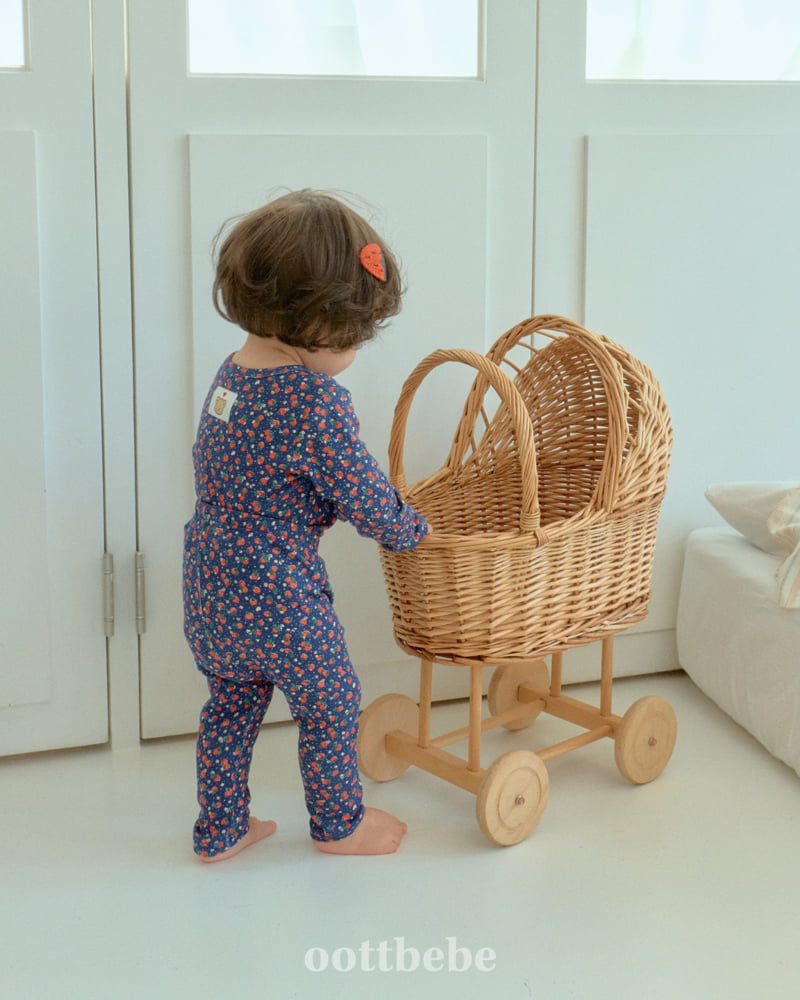 Oott Bebe - Korean Baby Fashion - #smilingbaby - Strawberry Easywear - 4
