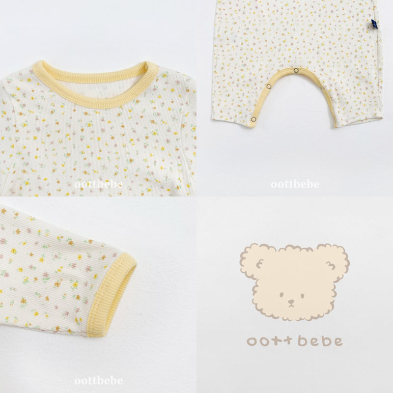 Oott Bebe - Korean Baby Fashion - #babyboutique - Flowerberry Full Bodysuit - 11