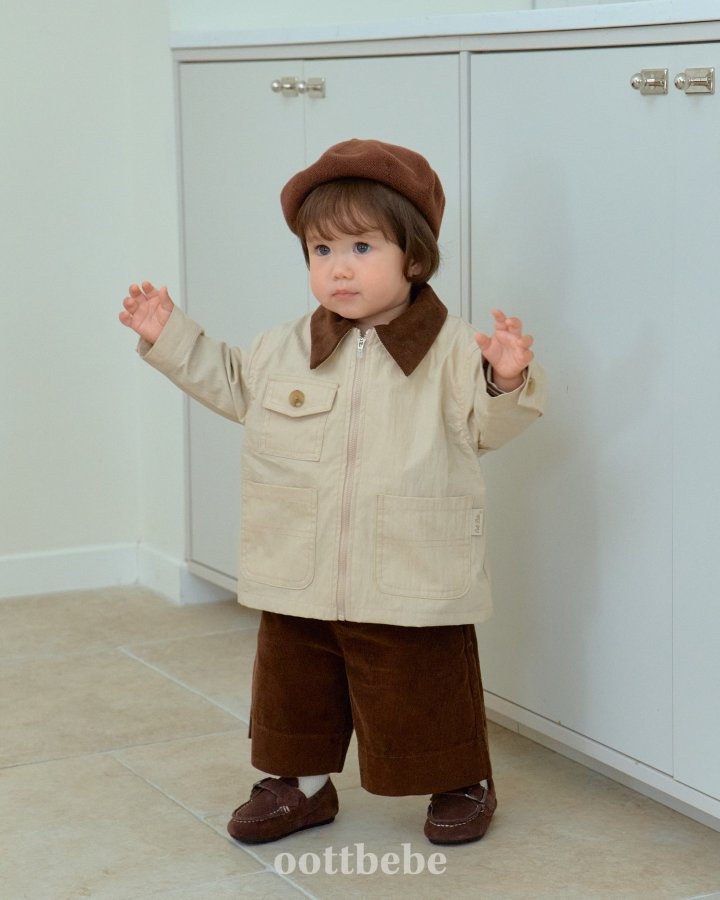 Oott Bebe - Korean Baby Fashion - #babyboutique - Dandy Corduroy Pants - 4
