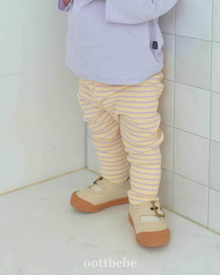 Oott Bebe - Korean Baby Fashion - #babyboutiqueclothing - Macaron Leggings - 3