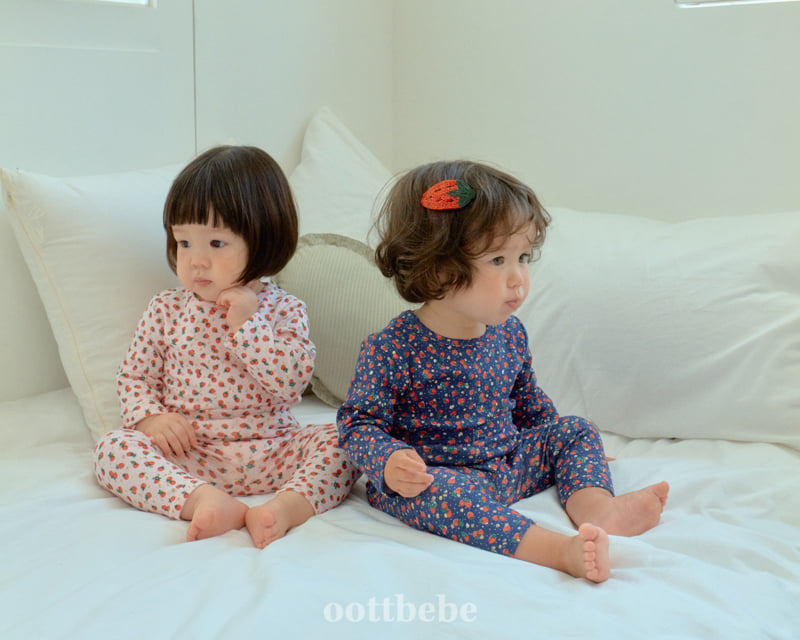 Oott Bebe - Korean Baby Fashion - #babyboutiqueclothing - Strawberry Easywear - 5
