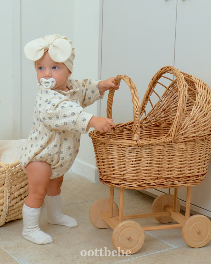 Oott Bebe - Korean Baby Fashion - #babyboutique - Sweet Waffle Anorak Suit - 4