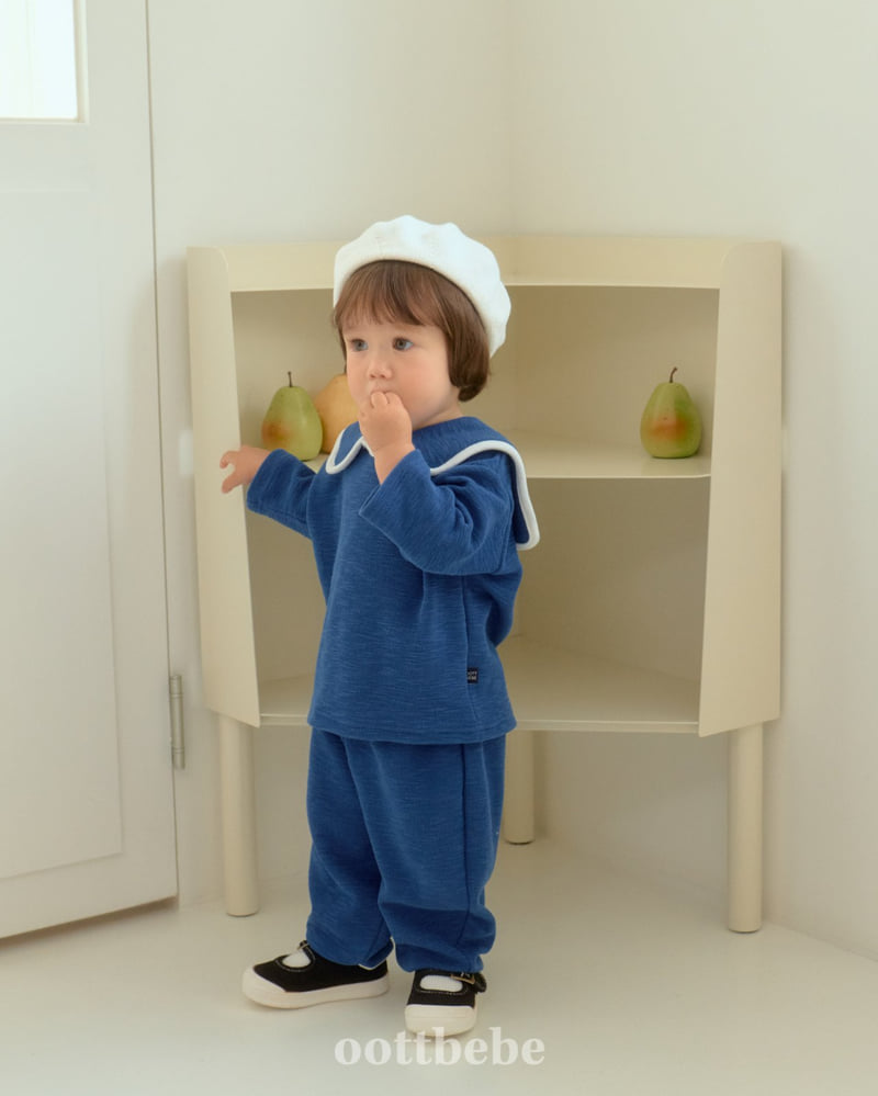 Oott Bebe - Korean Baby Fashion - #babyboutiqueclothing - Vine Sailor Set - 5