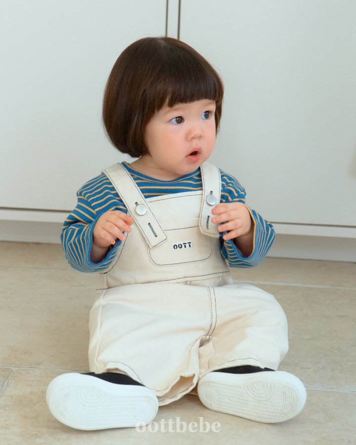 Oott Bebe - Korean Baby Fashion - #babyclothing - Moby Denim Overalls - 6