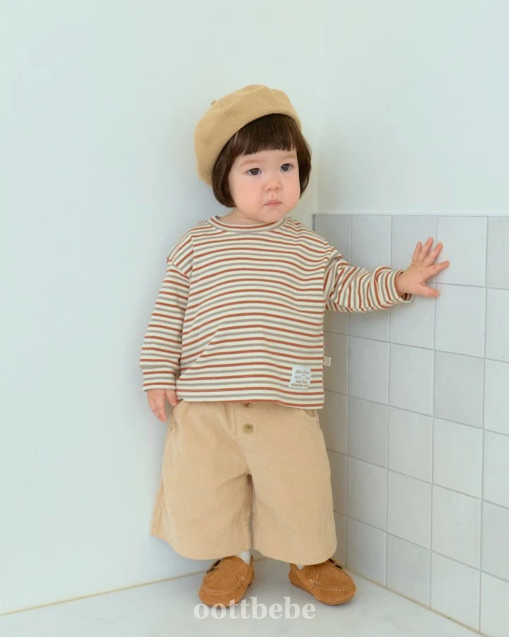Oott Bebe - Korean Baby Fashion - #babyclothing - Dandy Corduroy Pants - 5