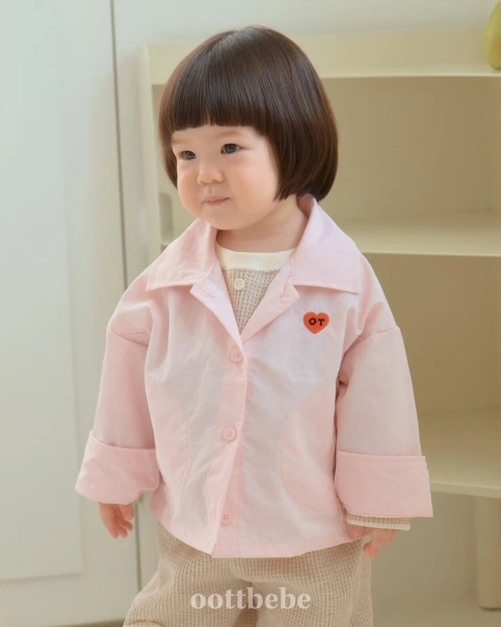 Oott Bebe - Korean Baby Fashion - #babyclothing - Oxford Jacket - 2