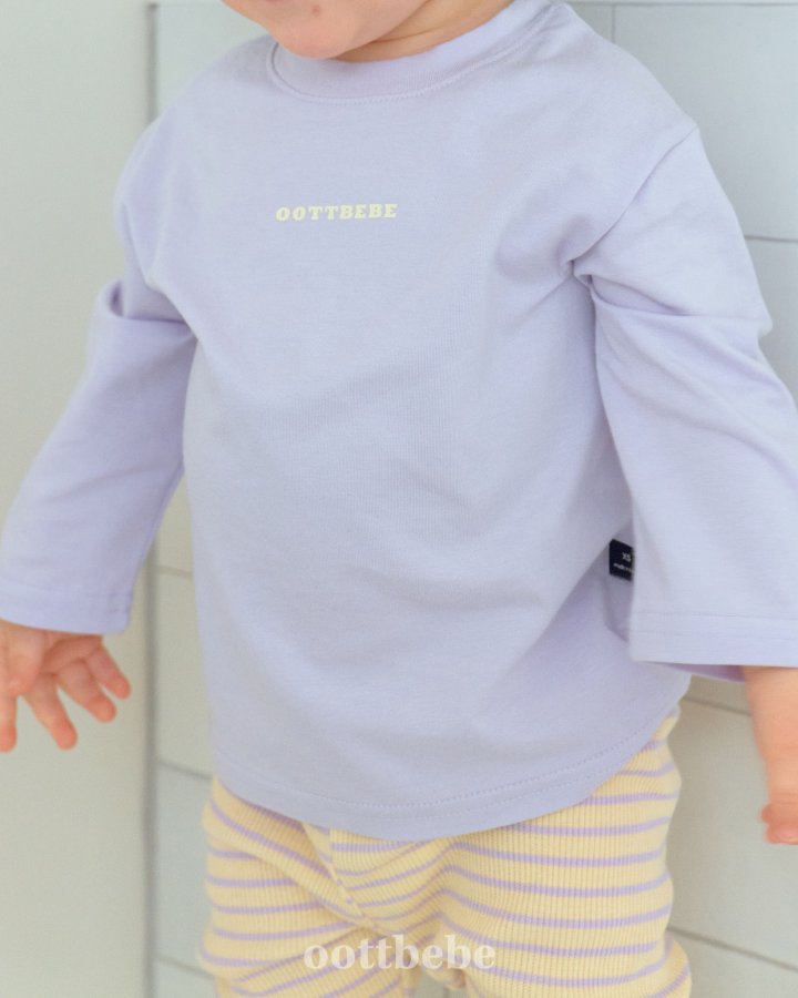 Oott Bebe - Korean Baby Fashion - #babyclothing - Macaron Tee Set (Kids) - 9