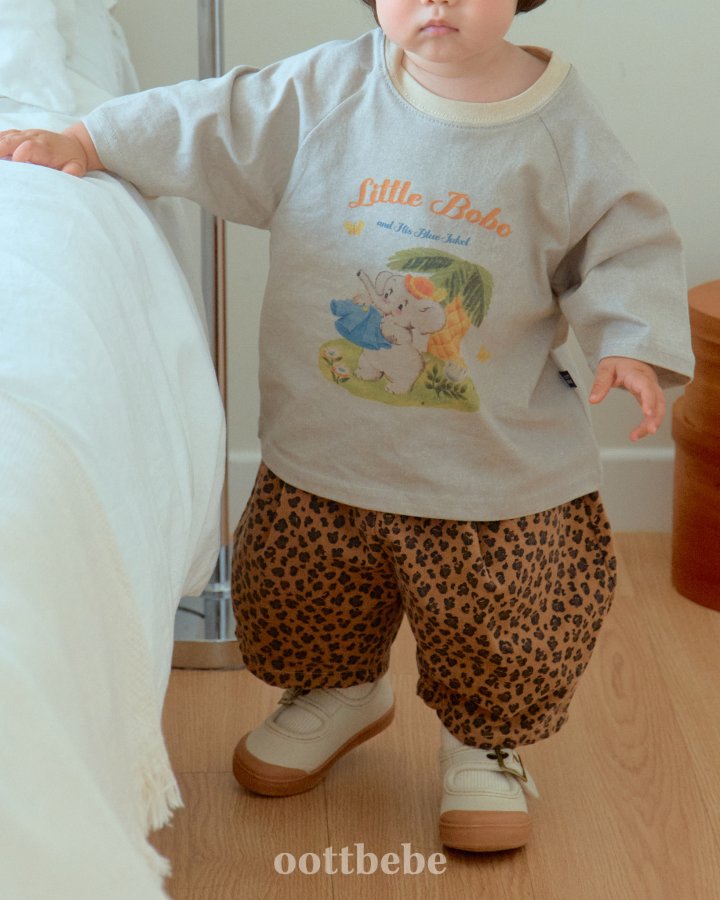 Oott Bebe - Korean Baby Fashion - #babyclothing - Animal Raglan Tee - 5