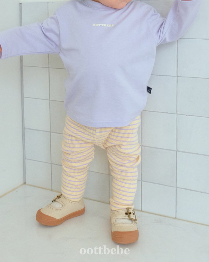 Oott Bebe - Korean Baby Fashion - #babyboutiqueclothing - Macaron Leggings - 4