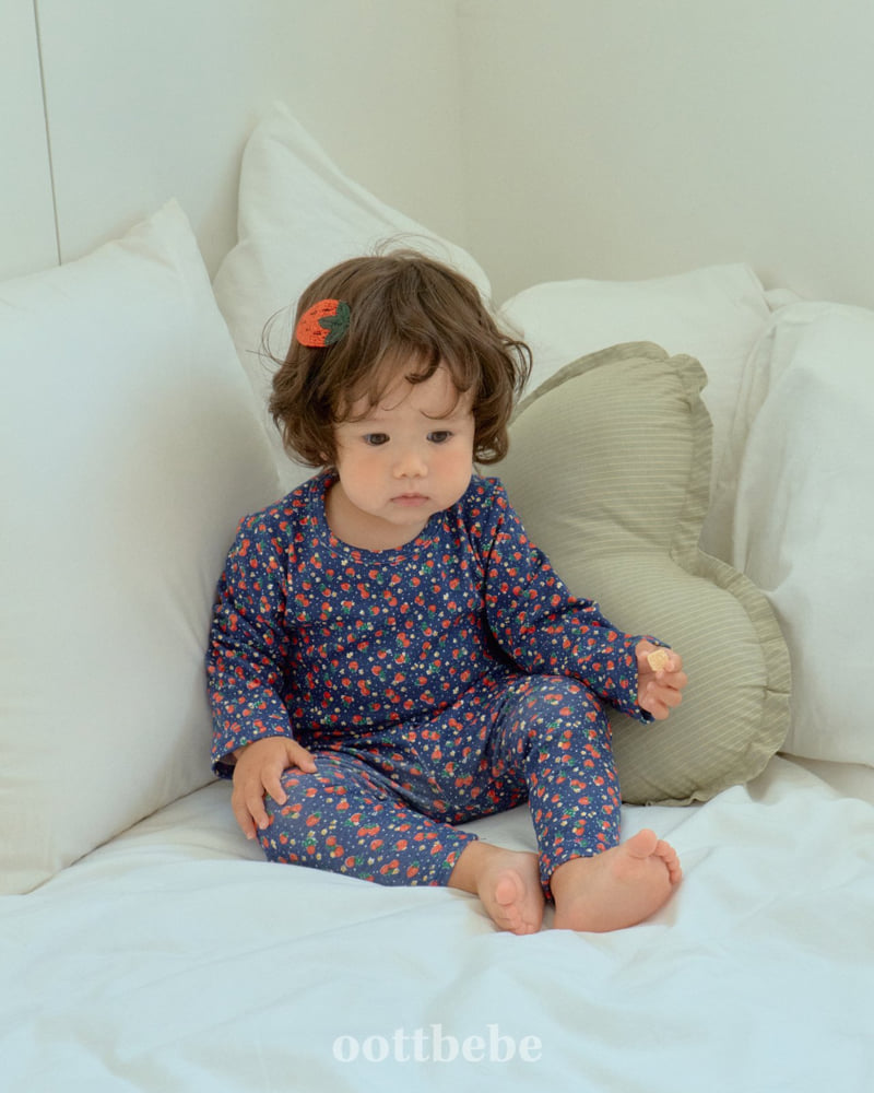 Oott Bebe - Korean Baby Fashion - #babyclothing - Strawberry Easywear - 6