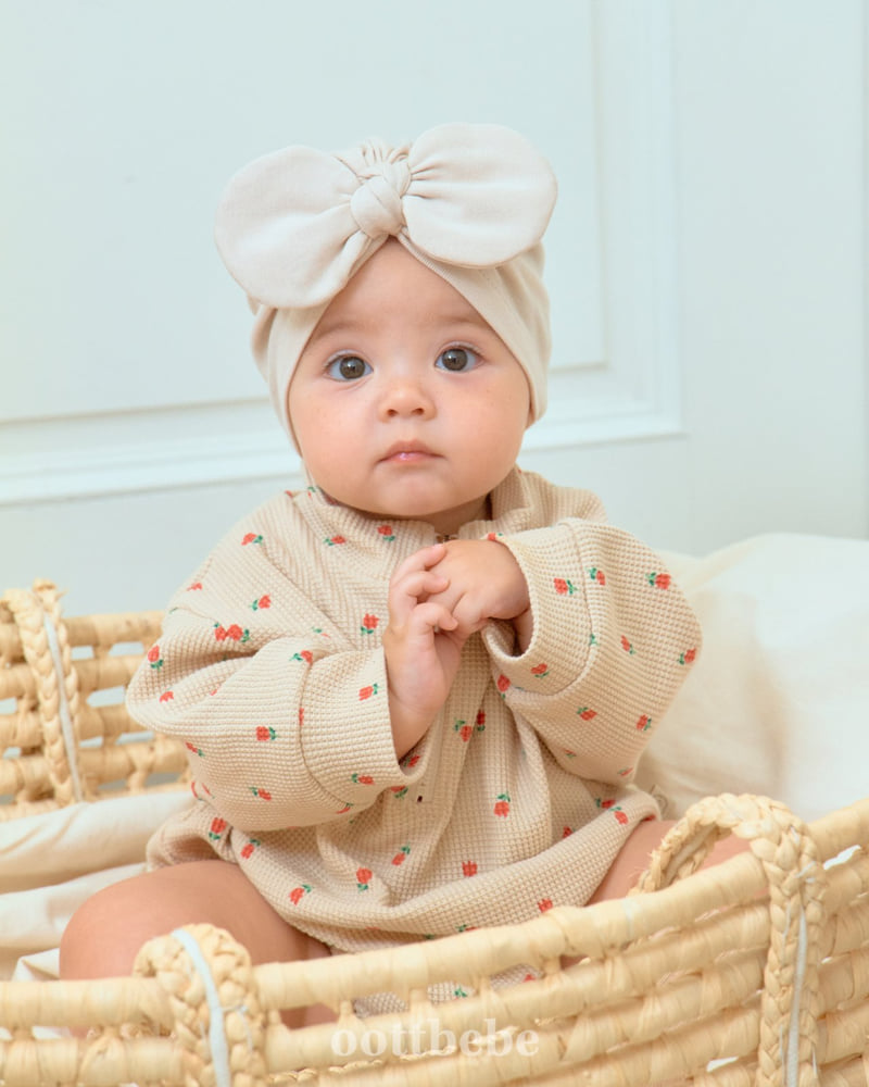 Oott Bebe - Korean Baby Fashion - #babyclothing - Sweet Waffle Anorak Suit - 5