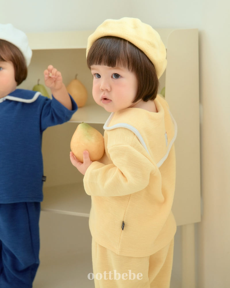 Oott Bebe - Korean Baby Fashion - #babyclothing - Vine Sailor Set - 6