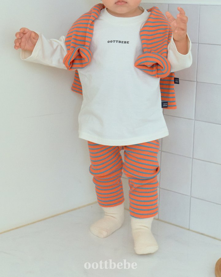 Oott Bebe - Korean Baby Fashion - #babyfashion - Macaron Leggings - 5