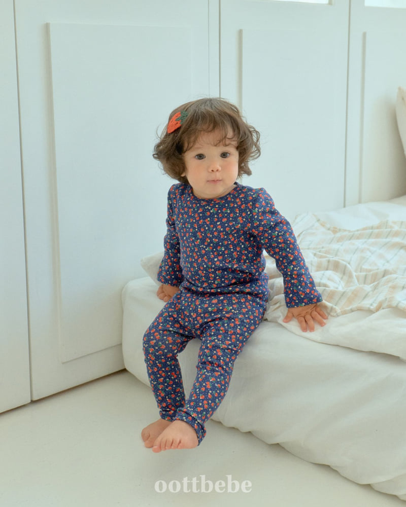 Oott Bebe - Korean Baby Fashion - #babyfashion - Strawberry Easywear - 7