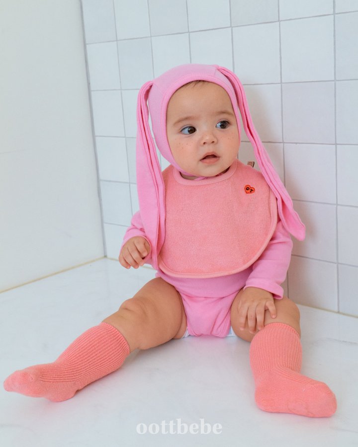 Oott Bebe - Korean Baby Fashion - #babyfever - Rainbow Bib - 5