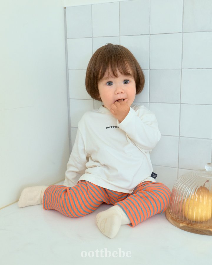 Oott Bebe - Korean Baby Fashion - #babyfever - Macaron Leggings - 6